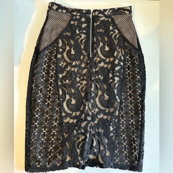 Mossimo Supply Co. Black Lace Skirt - Picture 5 of 5
